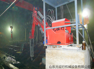 地下矿井破碎格筛大块用固定机座回转式电动全液压碎石机